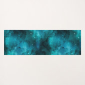 Teal Galaxy Series Design 7 Yogamatte (Rückseite (Horizontal))