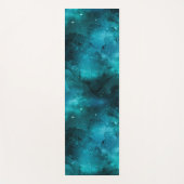 Teal Galaxy Series Design 7 Yogamatte (Vorderseite)