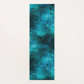 Teal Galaxy Series Design 7 Yogamatte (Rückseite)