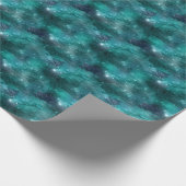 Teal Galaxy Series Design 8 Geschenkpapier (Ecke)