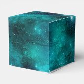 Teal Galaxy Series Design 8 Geschenkschachtel (Rückseite)