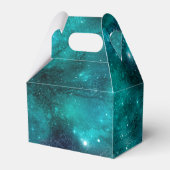 Teal Galaxy Series Design 8 Geschenkschachtel (Rückseite)