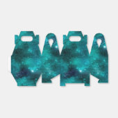 Teal Galaxy Series Design 8 Geschenkschachtel (Ungefaltet)