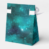 Teal Galaxy Series Design 8 Geschenkschachtel (Rückseite)