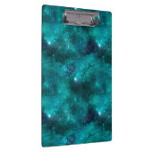 Teal Galaxy Series Design 8 Klemmbrett (Rechts)