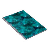 Teal Galaxy Series Design 8 Notizblock (Rechte Seite)