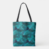 Teal Galaxy Series Design 8 Tasche (Rückseite)