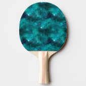 Teal Galaxy Series Design 8 Tischtennis Schläger (Rückseite)
