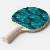 Teal Galaxy Series Design 8 Tischtennis Schläger (Vorderseite)