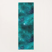 Teal Galaxy Series Design 8 Yogamatte (Rückseite)