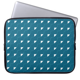Teal Geometric  Laptopschutzhülle