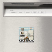Teal Glutenfreie Küche Magnet (In Situ (Geschirrspüler))