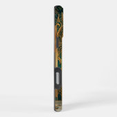 Teal & Gold iPhone 16 Pro Max Case | Elegant Egypt Hülle (Rechte Seite)