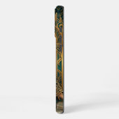 Teal & Gold iPhone 16 Pro Max Case | Elegant Egypt Hülle (Linke Seite)