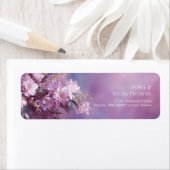 Teal Gold Leaf Pink Cherry Blossom (Insitu)