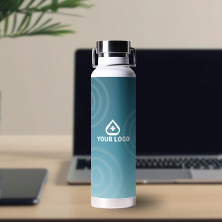 Teal Gradient Behavioral Health Logo Werbemittel Trinkflasche