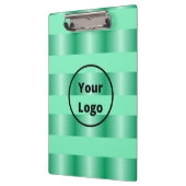 Teal gradient business pattern klemmbrett (Links)