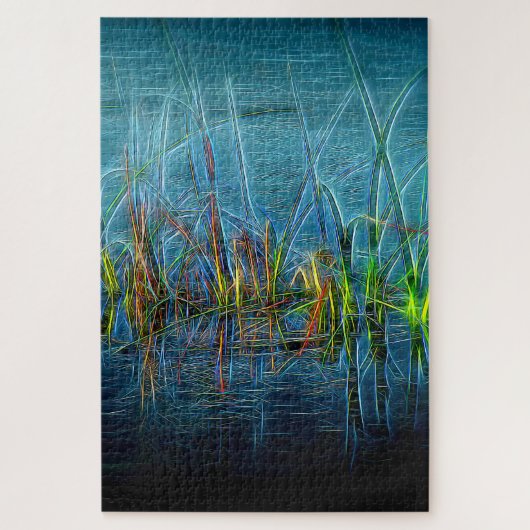Teal-Gräser-Puzzle Puzzle (Vertikal)