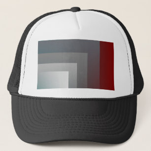 teal gray burgundy truckerkappe