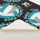 Teal Gray Volleyball Court Happy Place Typography Sherpadecke (3/4)