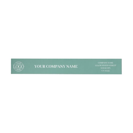 Teal Green Custom Simple Business Logo Branded (Person)