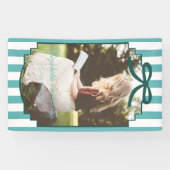 Teal Green Graduation Banner (Horizontal)