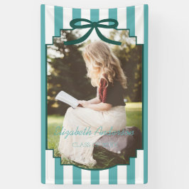 Teal Green Graduation Banner
