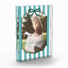 Teal Green Graduation Fotoblock