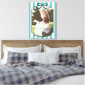 Teal Green Graduation Leinwanddruck (Insitu (Schlafzimmer))