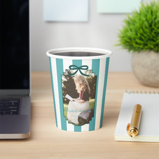 Teal Green Graduation Pappbecher (InSitu)