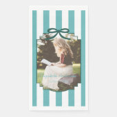 Teal Green Graduation Serviette (Vorderseite)