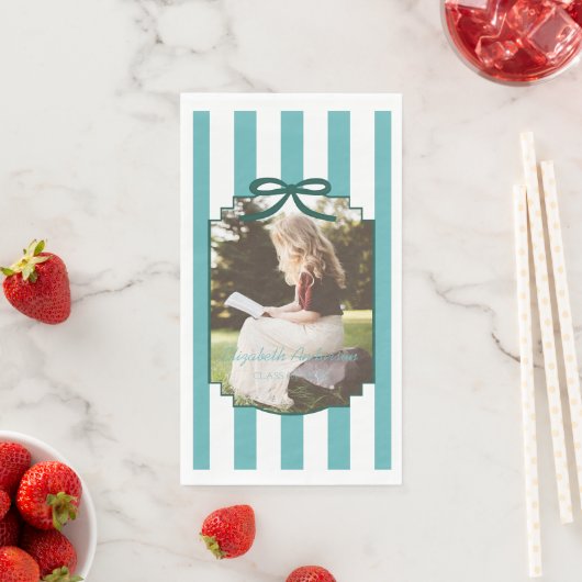 Teal Green Graduation Serviette (Beispiel)