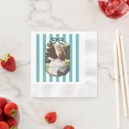 Teal Green Graduation Serviette