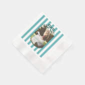 Teal Green Graduation Serviette (Ecke)
