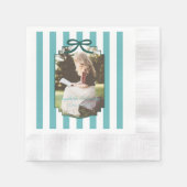 Teal Green Graduation Serviette (Vorderseite)