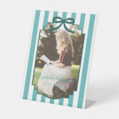 Teal Green Graduation Sockelschild (Vorderseite)