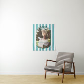 Teal Green Graduation Wandteppich (Beispiel)