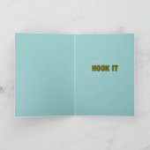 Teal Hook It Karte (Innenseite)