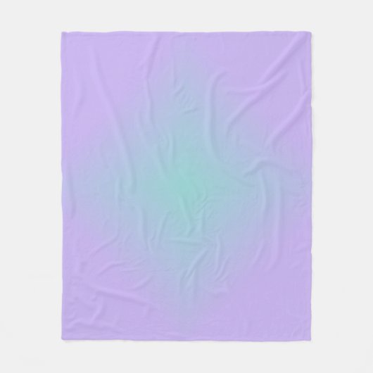 Teal Lavender Glow Fleecedecke (Vorderseite)