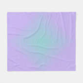 Teal Lavender Glow Fleecedecke (Vorderseite (Horizontal))