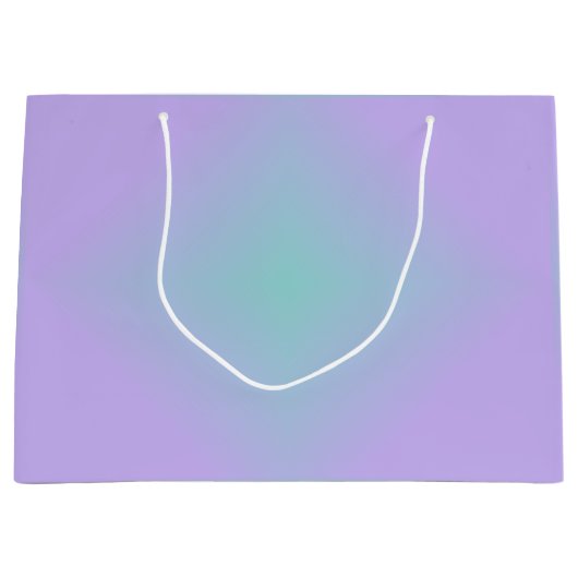 Teal Lavender Glow Große Geschenktüte (Vorderseite)