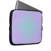 Teal Lavender Glow Laptopschutzhülle (Vorne Rechts)