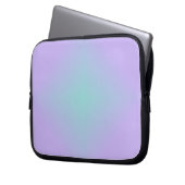 Teal Lavender Glow Laptopschutzhülle (Vorderseite Links)