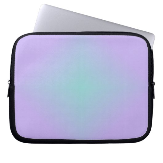 Teal Lavender Glow Laptopschutzhülle (Vorderseite)