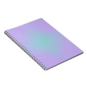 Teal Lavender Glow Notizblock (Rechte Seite)