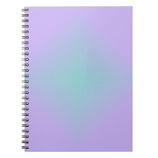 Teal Lavender Glow Notizblock (Vorderseite)