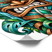 Teal Lotus Sentinel Poster (Ecke)