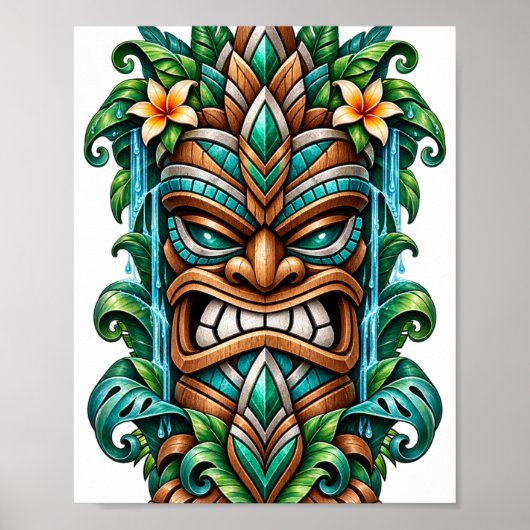 Teal Lotus Sentinel Poster (Vorne)