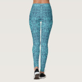 Teal Medallion Leggings (Rückseite)