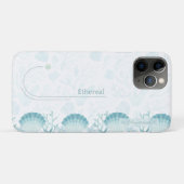 Teal Oceanic Pearls Personalised Case-Mate iPhone Hülle (Rückseite (Horizontal))